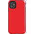 Red Solid iPhone 11 Impact Case