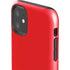 Red Solid iPhone 11 Impact Case