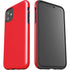 Red Solid iPhone 11 Impact Case