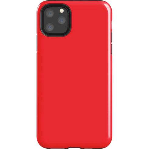 Red Solid iPhone 11 Pro Max Impact Case