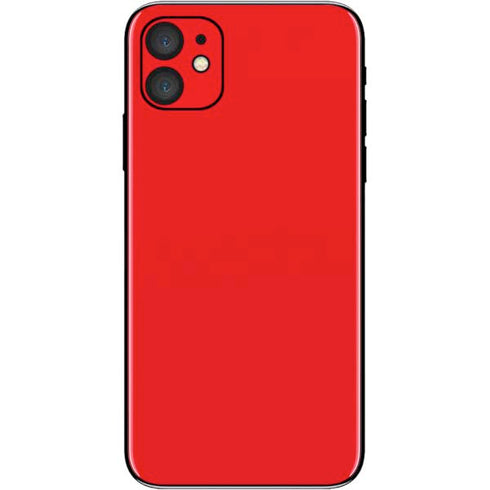 Red Solid iPhone 11 Skin