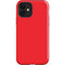 Red Solid iPhone 12 Impact Case