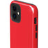 Red Solid iPhone 12 Impact Case