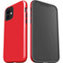 Red Solid iPhone 12 Impact Case