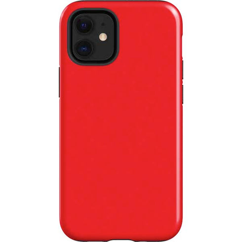 Red Solid iPhone 12 Mini Impact Case