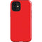 Red Solid iPhone 12 Mini Impact Case