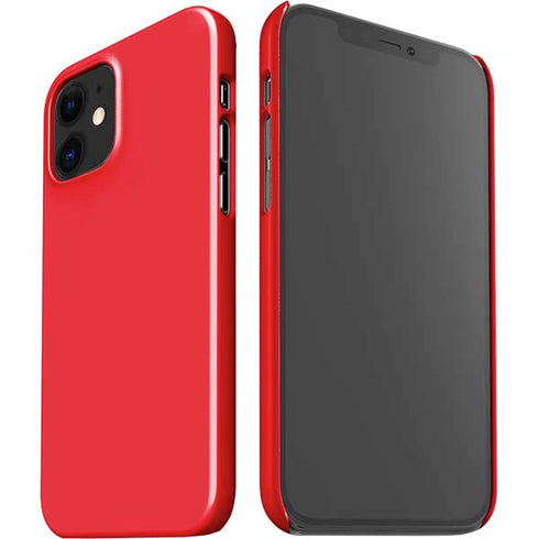 Red Solid iPhone 12 Mini Lite Case