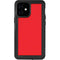 Red Solid iPhone 12 Mini Waterproof Case