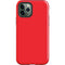 Red Solid iPhone 12 Pro Impact Case
