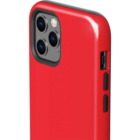 Red Solid iPhone 12 Pro Impact Case