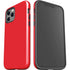 Red Solid iPhone 12 Pro Impact Case