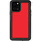 Red Solid iPhone 12 Pro Waterproof Case