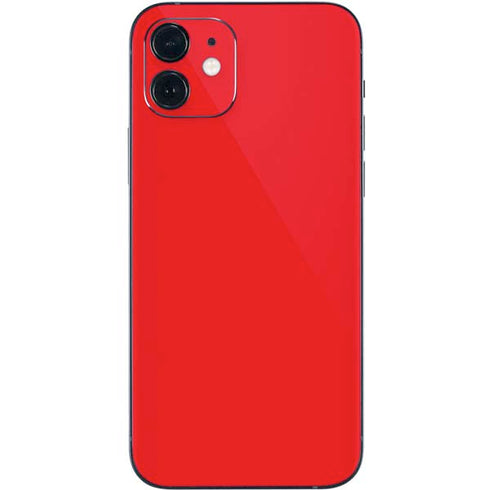Red Solid iPhone 12 Skin