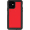 Red Solid iPhone 12 Waterproof Case