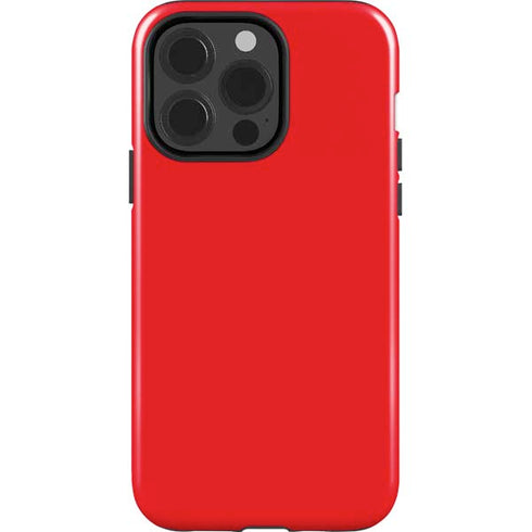 Red Solid iPhone 13 Pro Impact Case