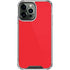 Red Solid iPhone 13 Pro Max Clear Case