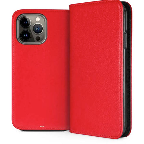 Red Solid iPhone 13 Pro Max Folio Case