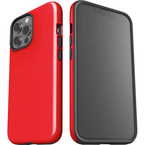 Red Solid iPhone 13 Pro Max Impact Case