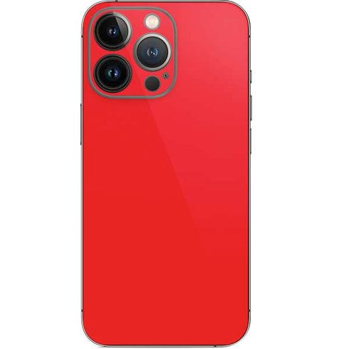 Red Solid iPhone 13 Pro Skin