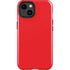 Red Solid iPhone 14 Plus Impact Case