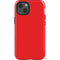 Red Solid iPhone 14 Impact Case