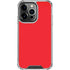 Red iPhone 15 Pro Clear Case