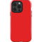 Red Solid iPhone 14 Pro Impact Case