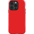 Red Solid iPhone 14 Pro Impact Case