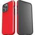 Red Solid iPhone 14 Pro Max Impact Case