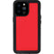 Red Solid iPhone 14 Pro Max Waterproof Case