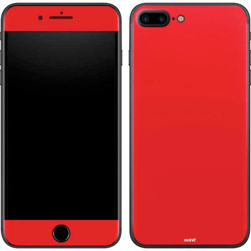 Red Solid iPhone 7 Plus Skin