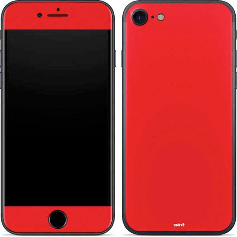 Red Solid iPhone 7 Skin
