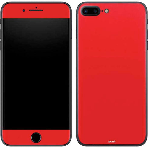 Red Solid iPhone 8 Plus Skin