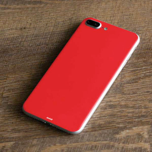 Red Solid iPhone 8 Plus Skin