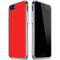 Red Solid iPhone SE (2nd & 3rd Gen) Clear Case