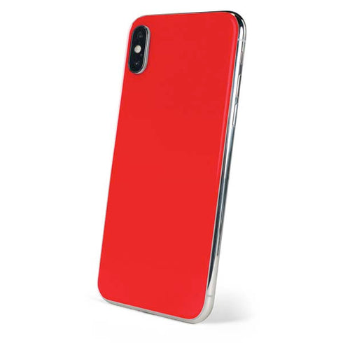 Red Solid iPhone XS Max Skin