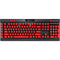 Red Solid K95 RGB PLATINUM Mechanical Gaming Keyboard Skin