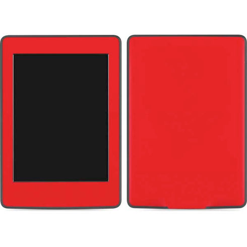 Red Solid Amazon Kindle Skin