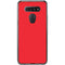Red LG K51/Q51 Clear Case