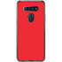 Red LG K51/Q51 Clear Case