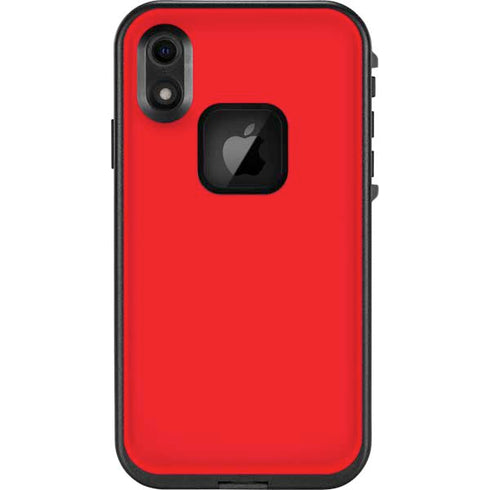 Red Solid LifeProof Fre iPhone Skin