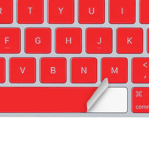 Red Solid Magic Keyboard Skin