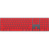 Red Solid Magic Keyboard with Numeric Keypad Skin