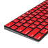 Red Solid Magic Keyboard with Numeric Keypad Skin