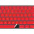 Red Solid Magic Keyboard with Numeric Keypad Skin