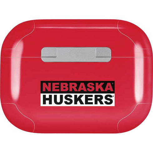 University of Nebraska Red Huskers Apple AirPods Pro Skin