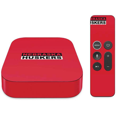 University of Nebraska Red Huskers Apple TV Skin