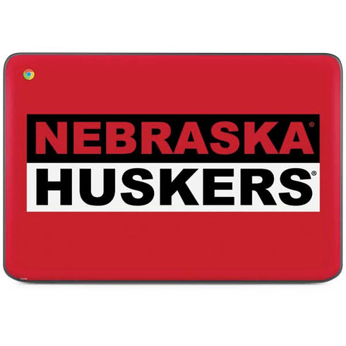 University of Nebraska Red Huskers HP Chromebook Skin