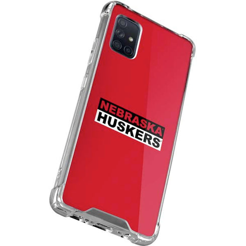 University of Nebraska Red Huskers Galaxy A51 5G Clear Case