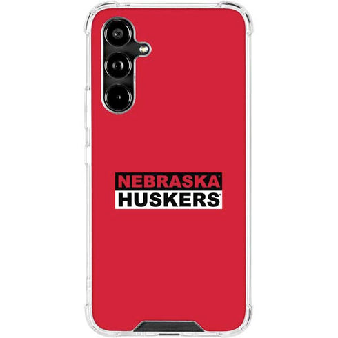 University of Nebraska Red Huskers Galaxy A54 5G Clear Case